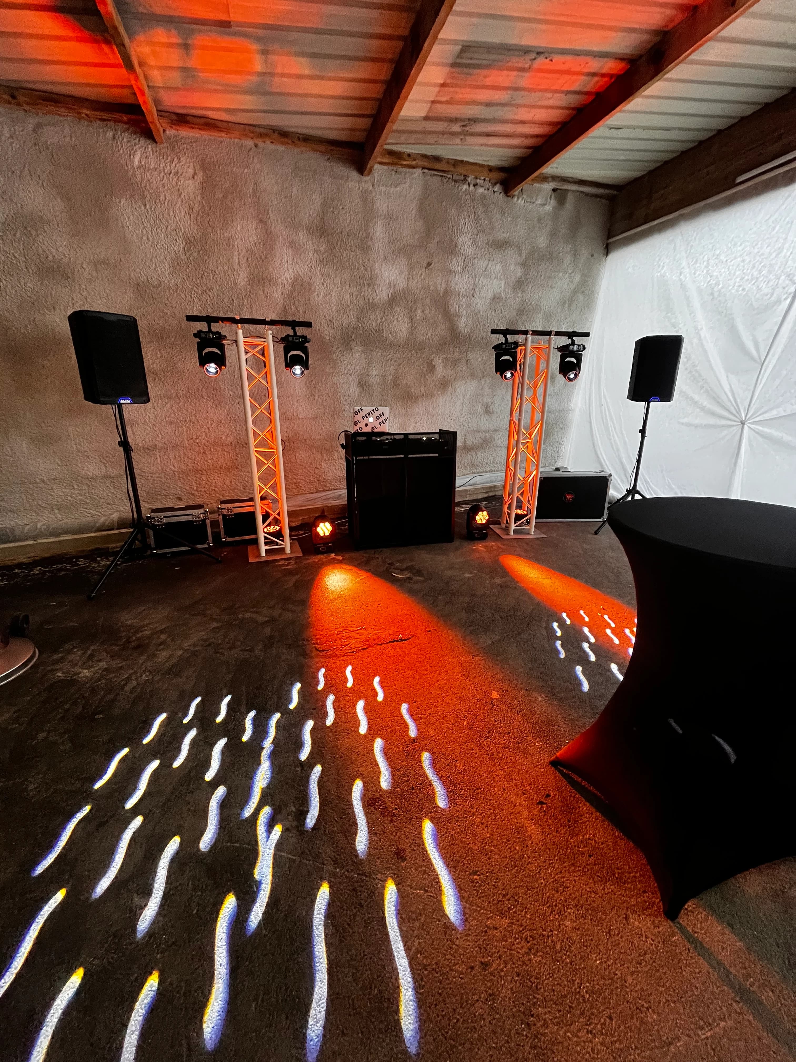 Installation Pack Célébration · DJ Pepito Event