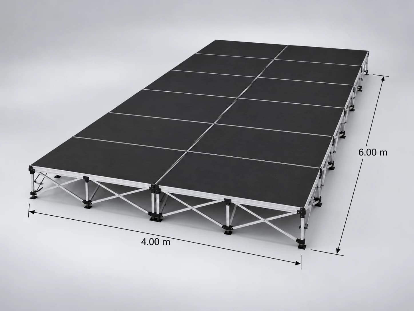 Scène 24 m² hauteur inférieure à 1 m